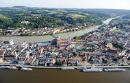 Passau von oben Passau von oben